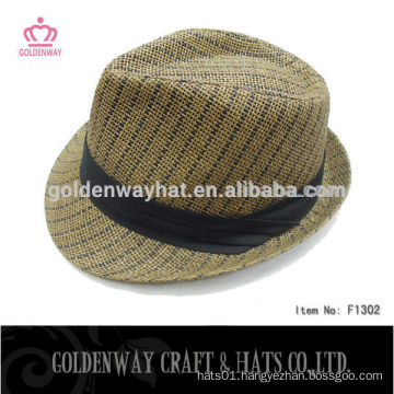 Cheap Men Paper Straw Fedora Hats